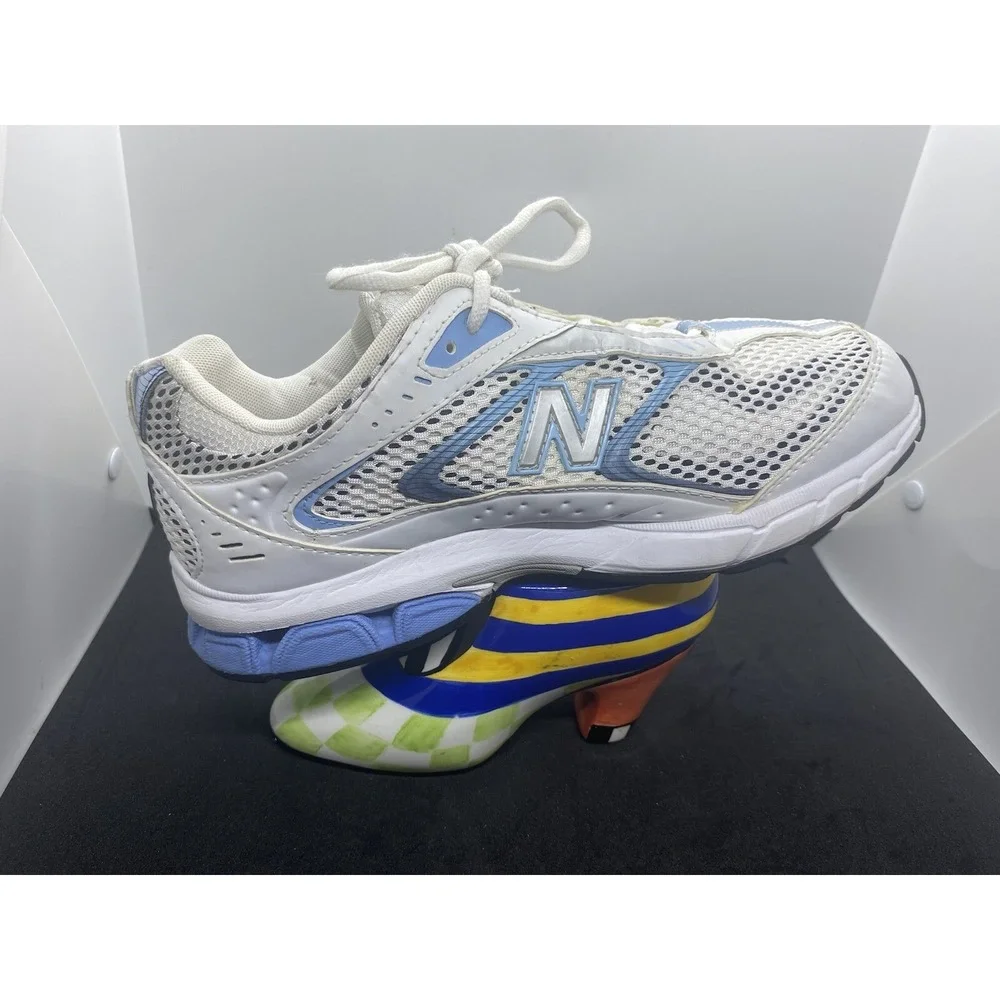 New Balance 540 CW540WF White Blue Running Shoes Sneakers Womens Size 9